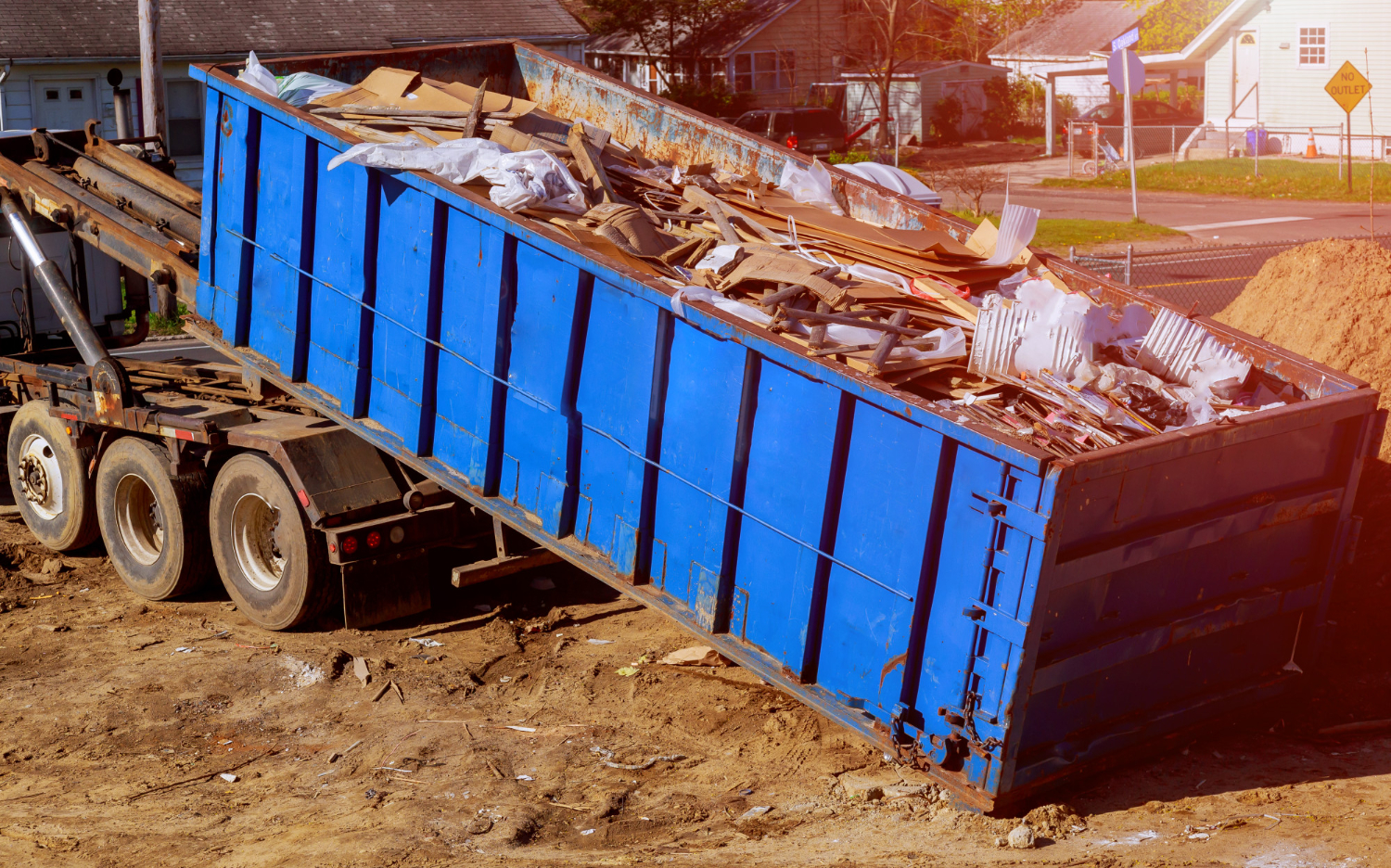 construction waste dumpster