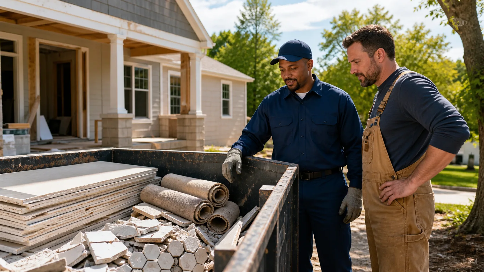Kentucky Dumpster Weight Limits: Estimate Drywall, Flooring & Tile