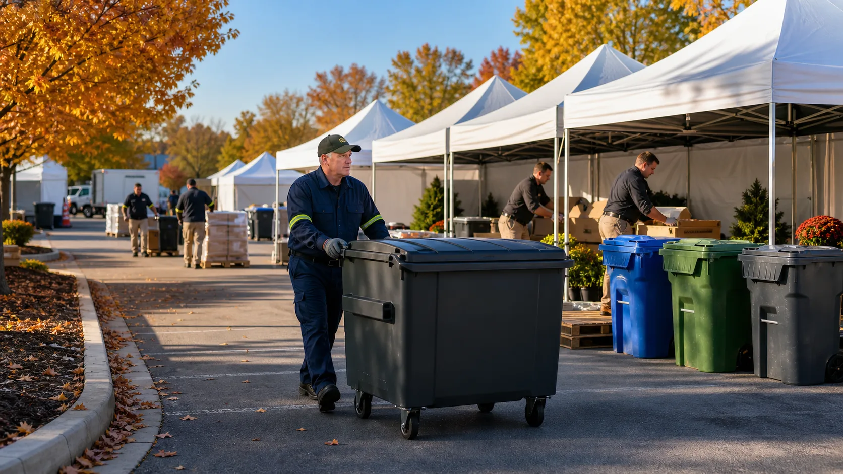 Commercial Dumpster Service Owensboro KY for Busy Fall Events